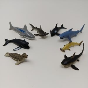 8 Pcs Sea Animal Lot #383
